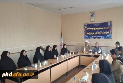 مراسم تکریم ومعارفه تمشیت مرکز آموزش عالی شهید کلاهدوز قوچان برگزار شد . 2