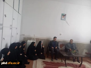 بازدید مدیریت امور پردیس های دانشگاه فرهنگیان استان خراسان رضوی از مرکز شهید کلاهدوز قوچان
