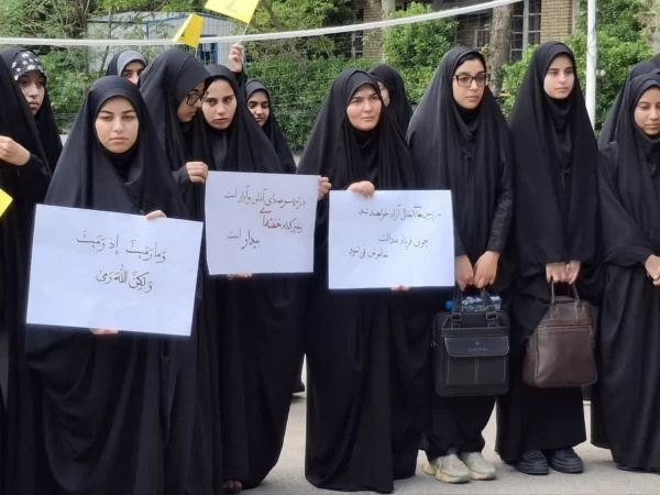 تجمع جامعه دانشگاهی درپردیس شهید هاشمی نژاد ومراکز آموش عالی تابعه در محکومیت جنایات رژیم صهیونی علیه مردم مظلوم فلسطین و غزه با حضور مسئولین، استادان، کارکنان و دانشجویان 2