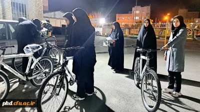 برگزاری مسابقه دوچرخه سواری به همت بسیج دانشجویی در مرکز شهید کلاهدوز قوچان: