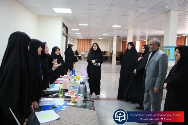 بازدید مدیر امور پردیس های استان خراسات  از برگزاری آزمون عملی رشته تربیت بدنی 3