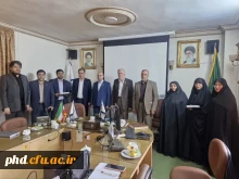 معارفه  دکتر عرب به عنوان  معاون آموزشی، پژوهشی  دانشکده علوم تربیتی