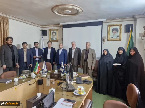معارفه  دکتر عرب به عنوان  معاون آموزشی، پژوهشی  دانشکده علوم تربیتی