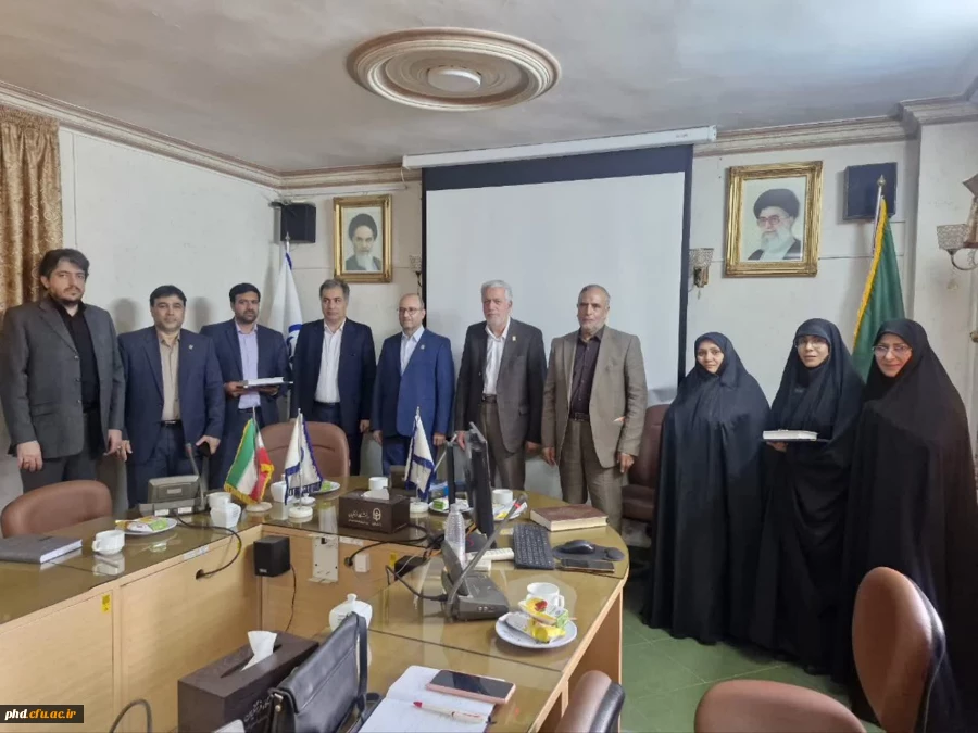 معارفه  دکتر عرب به عنوان  معاون آموزشی، پژوهشی  دانشکده علوم تربیتی 2